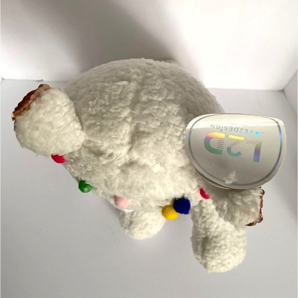 Love2Design Llama Large Plush Reversible Sequins 15x12x12 Inches With Tags - Picture 12 of 15